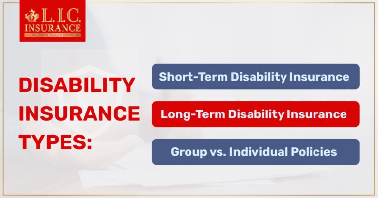 Types of Disability Insurance in Canada