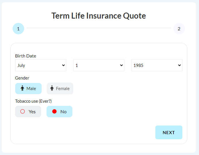 Get Term Life Insurance Quote