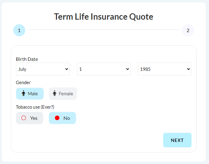 Term Life Insurance Quote