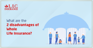 What are the 2 disadvantages of Whole Life Insurance