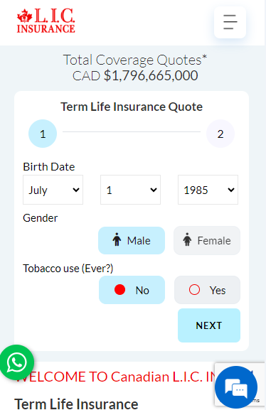 Term Life Insurance Quote
