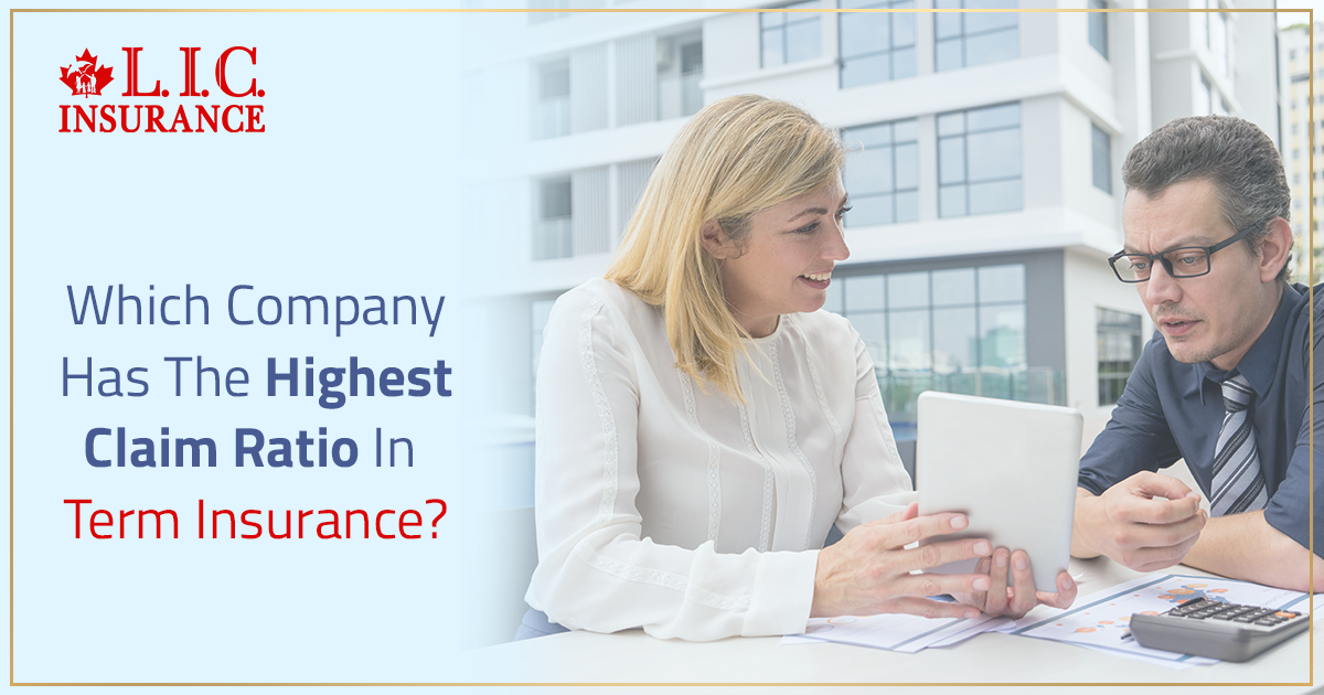 Which Company Has The Highest Claim Ratio In Term Insurance?