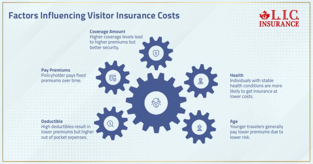 Factors Influencing Visitor Insurance Costs